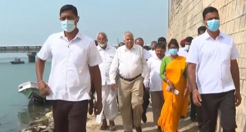 மன்னாருக்கு கண்காணிப்பு விஜயம் மேற்கொண்ட ஜனாதிபதி